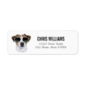 Jack Russell Terrier Return Address Labels (Voorkant)