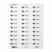 Jack Russell Terrier Return Address Labels (Full Sheet)
