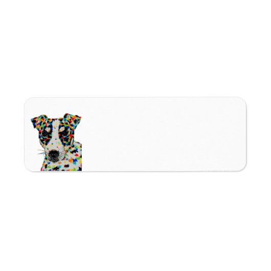 Jack Russell Terrier Return Label (Voorkant)