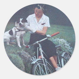 Jack Russell Terrier Ronde Sticker