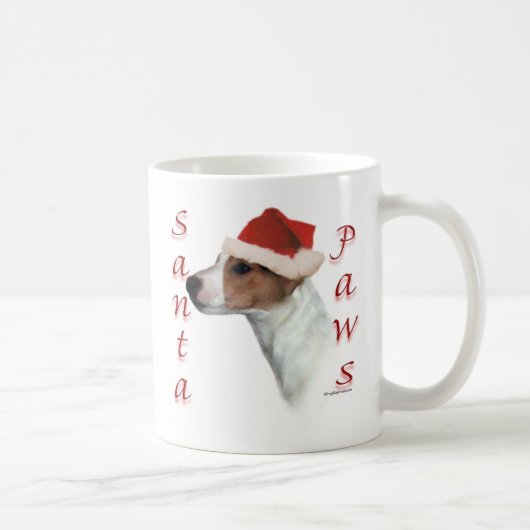 Jack Russell Terrier Santa Paws Koffiemok (Rechts)
