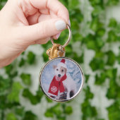 Jack Russell Terrier - Santa's helper Sleutelhanger (Hand)