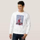 Jack Russell Terrier - Santa's Helper Trui (Voorkant volledig)