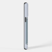 Jack Russell Terrier Schattigee Blauwe Kerst Feest iPhone Hoesje (Rechterkant)