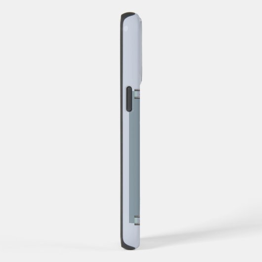 Jack Russell Terrier Schattigee Blauwe Kerst Feest iPhone Hoesje (Rechterkant)