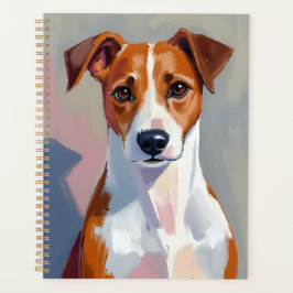 Jack Russell Terrier Schilderen Hond Huisdier Planner