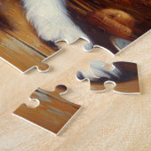 Jack Russell Terrier Schilderij Legpuzzel (Zijkant)