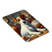  Jack Russell Terrier Schilderij Magneet (Rechterzijde)