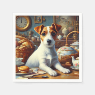 Jack Russell Terrier Schilderij Servet