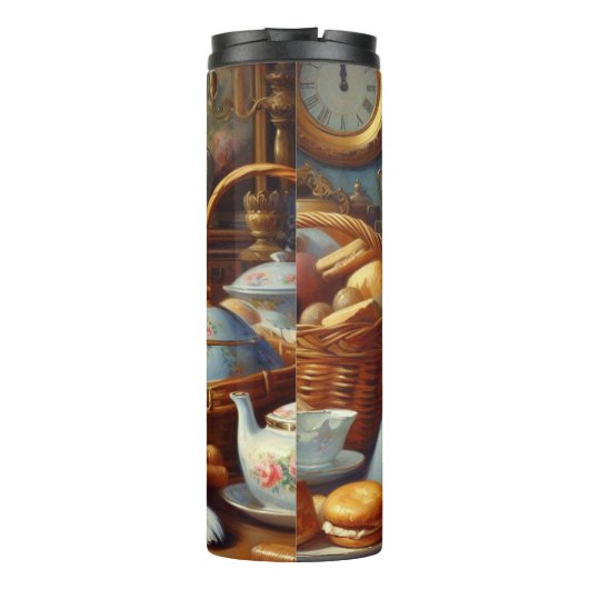 Jack Russell Terrier Schilderij Thermosbeker (Achterkant)