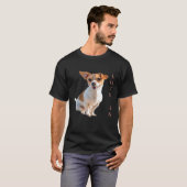Jack Russell Terrier Shirt mama Papa Vrouwen Manne (Voorkant volledig)