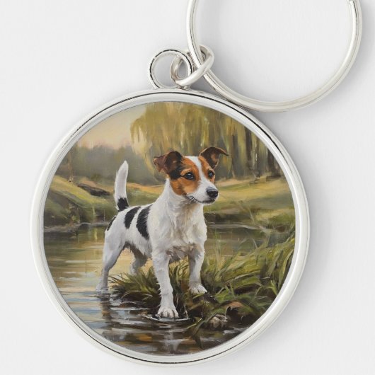 Jack Russell Terrier Sleutelhanger (Voorkant)