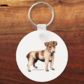 Jack Russell Terrier Sleutelhanger (Voorkant)