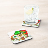Jack Russell Terrier St Patricks Bier Onderzetter (Rechterzijde)