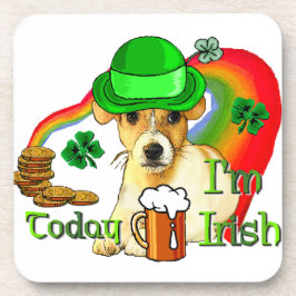 Jack Russell Terrier St Patricks Bier Onderzetter