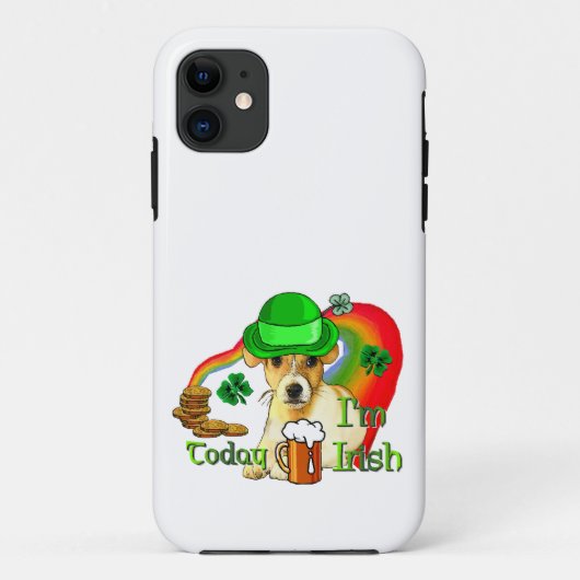 Jack Russell Terrier St Patricks Case-Mate iPhone Case (Achterkant)