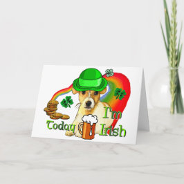 Jack Russell Terrier St Patricks Kaart