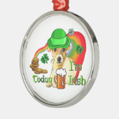 Jack Russell Terrier St Patricks Metalen Ornament (Links)