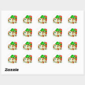 Jack Russell Terrier St Patricks Ronde Sticker (Vel)