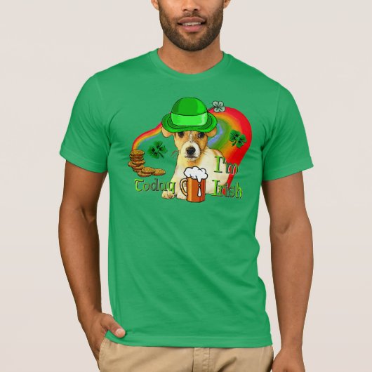 Jack Russell Terrier St Patricks T-shirt (Voorkant)