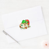 Jack Russell Terrier St Patricks Vierkante Sticker (Envelop)