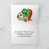 Jack Russell Terrier St Pats Kaart (Binnen)