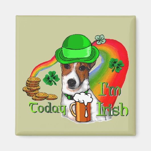 Jack Russell Terrier St Pats Magneet (Voorkant)