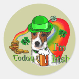Jack Russell Terrier St Pats Ronde Sticker