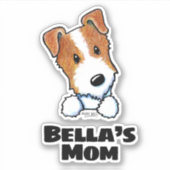 Jack Russell Terrier Sticker (Voorkant)