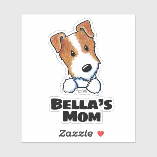 Jack Russell Terrier Sticker (Vel)