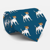 Jack Russell Terrier Stropdas (Opgerold)