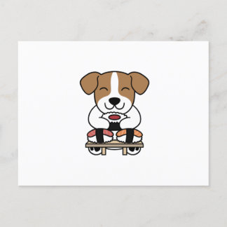 Jack Russell Terrier Sushi Lover Briefkaart