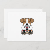 Jack Russell Terrier Sushi Lover Briefkaart (Voorkant / Achterkant)
