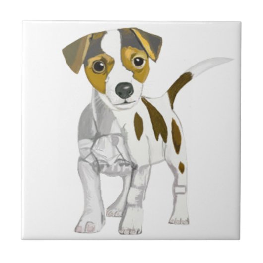 Jack Russell Terrier Tegeltje (Voorkant)