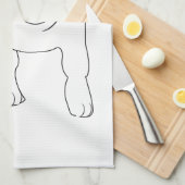 Jack Russell Terrier Theedoek (Quarter Fold)