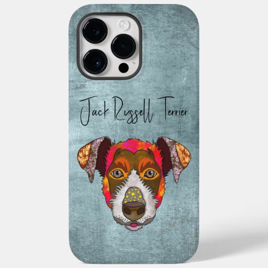 Jack Russell Terrier Ugly Face Case-Mate iPhone Case (Achterkant)