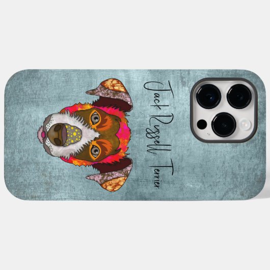 Jack Russell Terrier Ugly Face Case-Mate iPhone Case (Achterkant (horizontaal))
