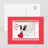 Jack Russell Terrier Valentijn Briefkaart (Voorkant / Achterkant)