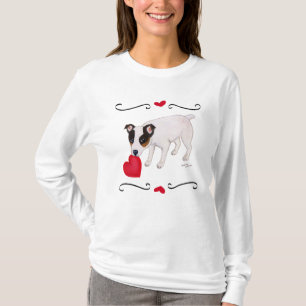 Jack Russell Terrier Valentijn Heart Shirt