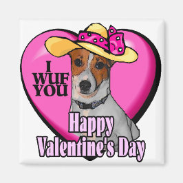 Jack Russell Terrier Valentijn Magneet