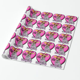Jack Russell Terrier Valentijnsdag Cadeaupapier
