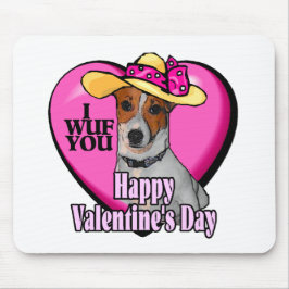 Jack Russell Terrier Valentijnse Muismat