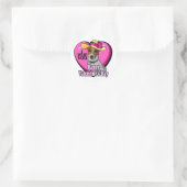 Jack Russell Terrier Valentijnse Ronde Sticker (Tas)
