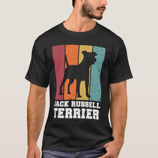 Jack Russell Terrier Vintage T-shirt (Voorkant)