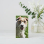 Jack Russell Terrier visitekaartjes (Staand voorkant)