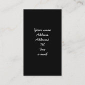 Jack Russell Terrier visitekaartjes (Achterkant)