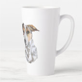 Jack Russell Terrier White Latte Mok (Rechts)