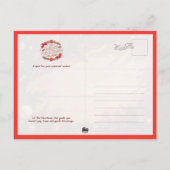 Jack Russell Terrier with Christmas Tree and Gifts Briefkaart (Achterkant)