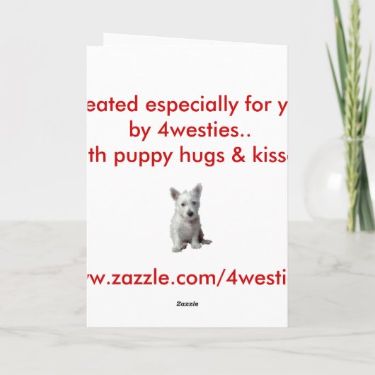 Jack Russell Terrier wordt mijn Valentijn Feestdagen Kaart (Achterkant)