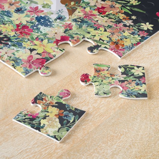 Jack Russell Terrier zwart Legpuzzel (Zijkant)